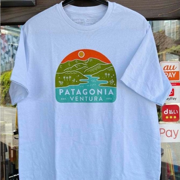 Patagonia Other - Patagonia Ventura HQExclusive White Tee with Colorful Graphic